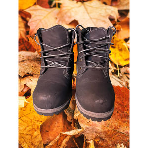 Boy's Faded Glory Black Boots Size 2